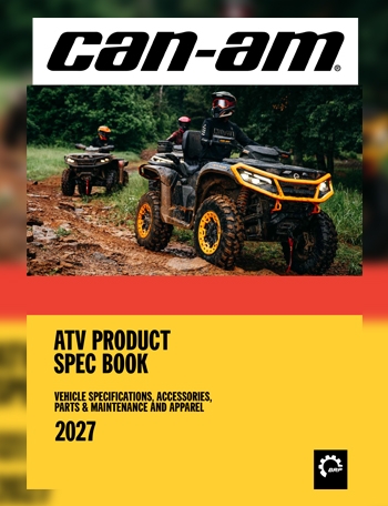 Coperta catalogului Can-Am ATV 2027
