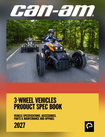 Coperta catalogului Can-Am On-Road 2027