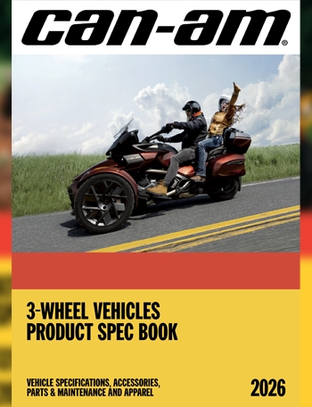 Coperta catalogului Can-Am On-Road 2026