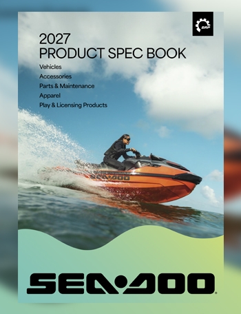 Coperta catalogului Sea-Doo 2027