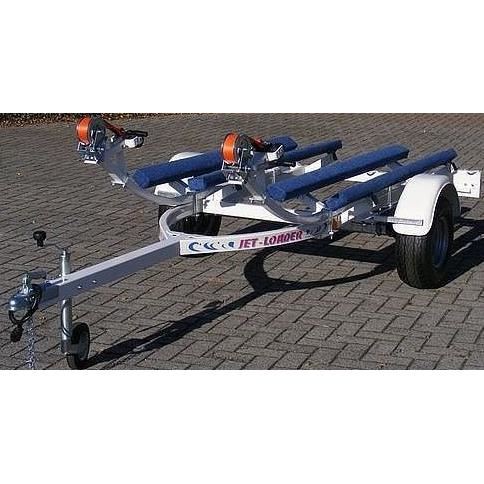 REMORCA SKIJET JET LOADER BIG DOUBLE FARA SISTEM FRANARE