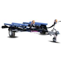 REMORCA SKIJET JET LOADER BIG DOUBLE BLACK CU SISTEM DE FRANARE