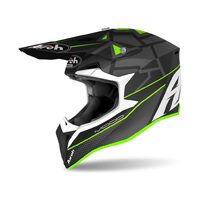 CASCA AIROH WRAAP MOOD GREEN MATT XL