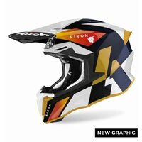CASCA AIROH TWIST 2.0 LIFT WHITE GLOSS XL - TW2LF38-XL