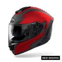 CASCA AIROH TYPE RED MATT L - ST.5T55-L
