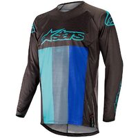 TECHSTAR VENOM S7 OFFROAD JERSEY XL BLACK/DARK GRAY/ TEAL
