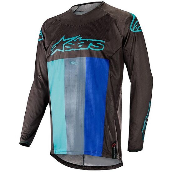 TECHSTAR VENOM S7 OFFROAD JERSEY XL BLACK/DARK GRAY/ TEAL