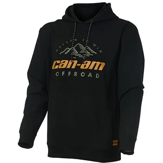 Hanorac Can-Am Performance Fleece pentru bărbați – negru cu grafică