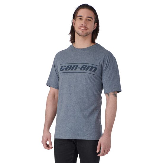 Tricou Can-Am Signature pentru bărbați – gri cărbune melanj