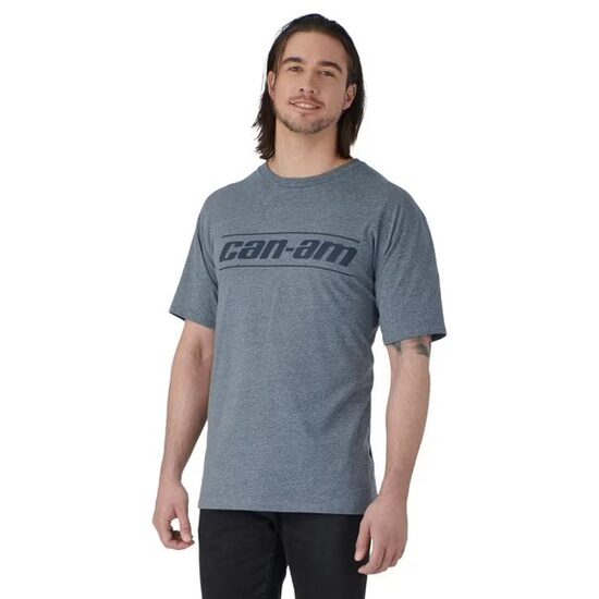 Tricou Can-Am Signature pentru bărbați – gri cărbune melanj