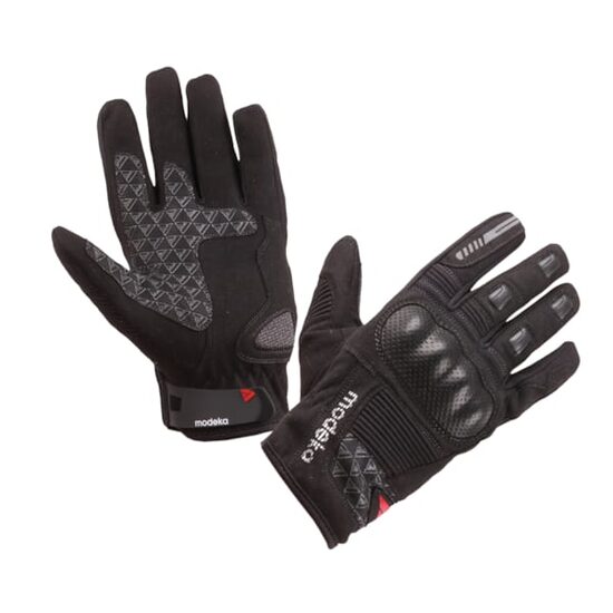 Modeka Fuego Motorcycle Gloves Black 6-4045765116784