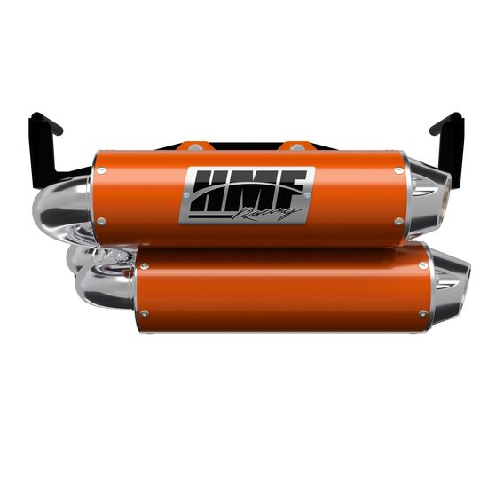 HMF Dual Slip on CAN-AM Outlander 1000 G3 Orange Crush