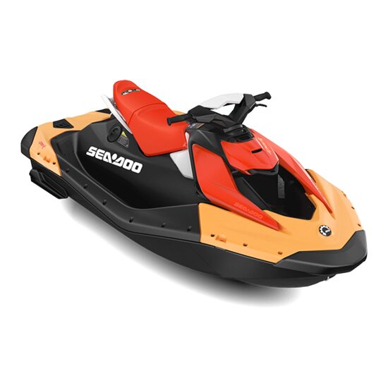 Sea-Doo Spark 60 For 2 60 Sunrise Orange / Dragon Red iBR -