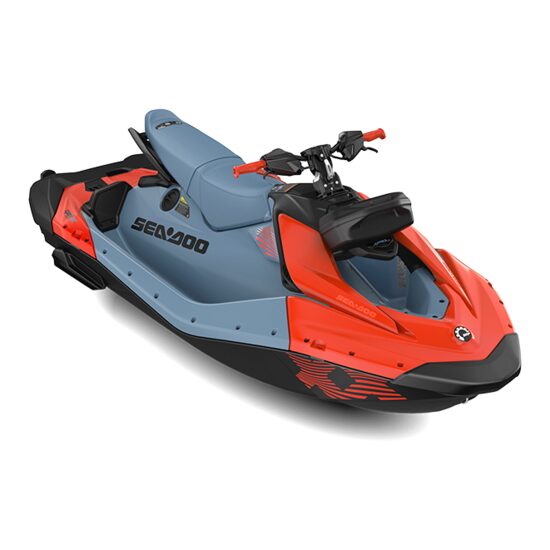 Sea-Doo Spark X Trixx 110 For 3 - Audio 110 Blue Mist / Coral Blast iBR Portable 50W