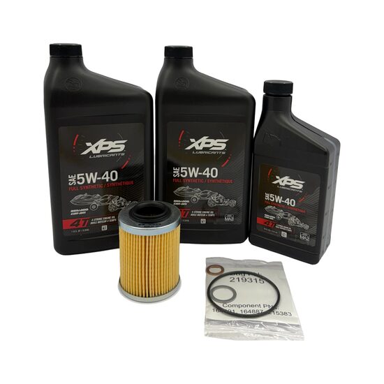 Kit schimb ulei Can-Am XPS 5W-40 sintetic, Rotax V-Twin 500 cm³ și peste
