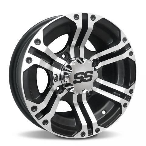 Jante ITP SS212 12 x7, 4/137 Machined / Black